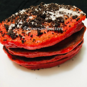 Red velvet Pancakes