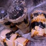 Chocolate cake parfait